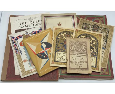 SELECTION OF SOUVENIR PUBLICATIONS 
COMMEMORATIVE CORONATION RECORD NUMBER. KING GEORGE V &amp; QUEEN MARY
KING EDWARD VII &a