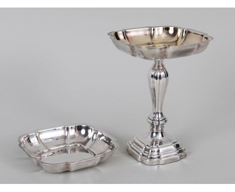 Anbietschälchen und Aufsatzschale, Robbe &amp; Berking, Flensburg, 21. Jahrhundert 925/- Silber; Gesamtgewicht: ca. 964 g (ge
