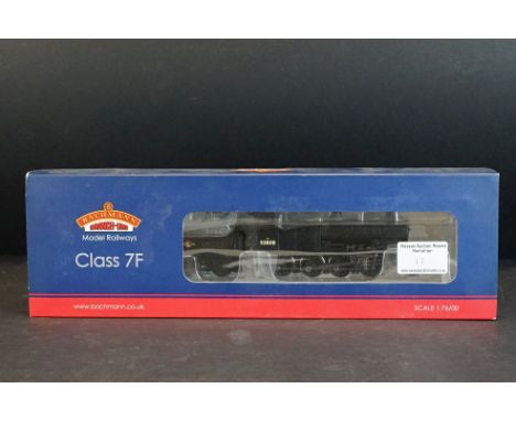 Boxed Bachmann OO gauge 31013 DCC Class 7F 53808 BR black late crest locomotive, appearing unused 