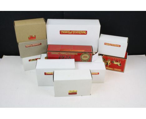 13 Boxed Matchbox Models Of Yesteryear diecast models to include Y-19 1905 Fowler Showmans Engine, YS-43 1905 Busch Self Prop