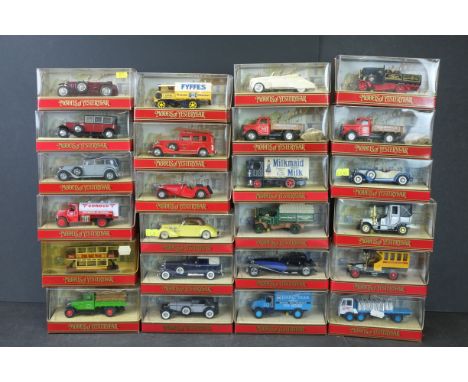 Around 24 boxed Matchbox Models of Yesteryear diecast models to include Y62 1932 Model AA Ford 1.5 Ton Truck, Y15-D 1920 Pres