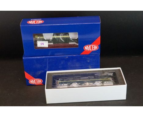 Two boxed Heljan OO gauge locomotives to include 3523 Class 35 35231 D7054 green small yellow panel 8 DCC and 3517 Class 35 H