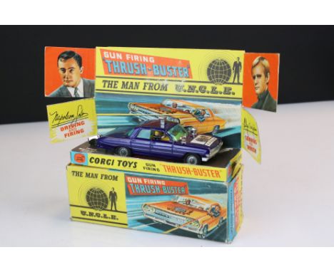 Boxed Corgi 497 The Man From UNCLE Thrush-Buster diecast, with reproduction Waverley Ring, diecast excellent, with paperwork,