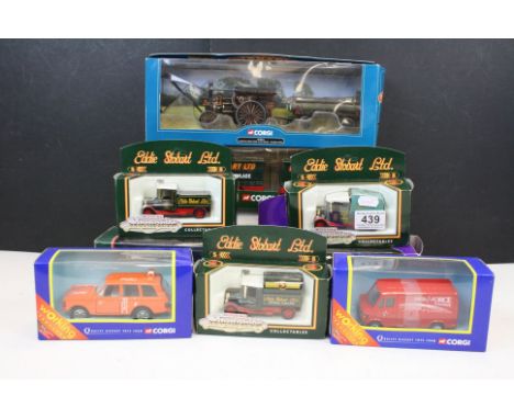 Ten boxed Corgi diecast models to include 5 x Eddie Stobart, 3 x 61203, 59516, 29103, 59601, 1 x Cadbury 22601 Bedford TK Tan