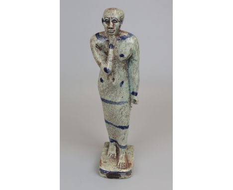 Egyptian ceramic figure - Approx H: 25cm