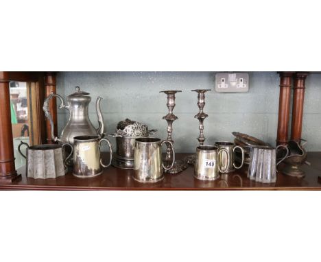 Collection of metalware - Whole shelf