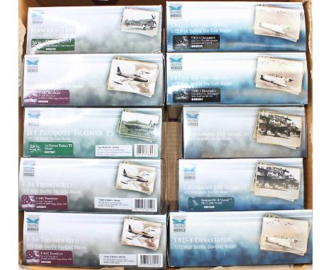 A Hobbymaster Skymax models 1/72 scale diecast aircraft group, ten examples, all in original window packaging, ex-shop stock,