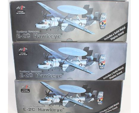 An AF1 Models 1/72 scale ex-shop stock diecast aircraft group, three examples all identical comprising of the North Rock Grum