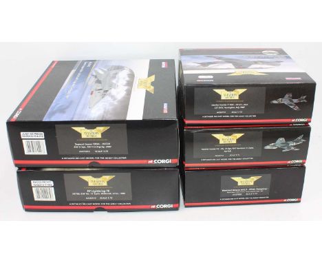 A Corgi Aviation Archive 1/72 scale boxed aircraft group, five examples all appear as issued, to include Ref. Nos. AA37602, A