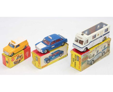 A group of 3 boxed Dinky Toys as follows: 280 Midland Mobile Bank in excellent-near mint condition with a good box, 282 Austi