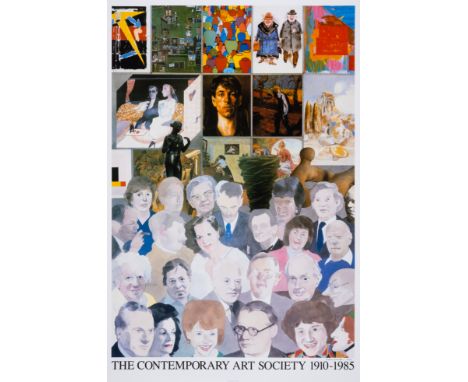 Peter Blake (b.1932) after.Contemporary Art Society 1910-1985Offset lithograph printed in colours, 1985, printed by TPS Londo