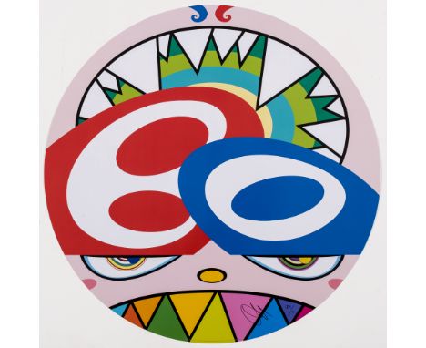 Takashi Murakami (b.1962)We Are the Jocular Clan #1Offset lithograph printed in colours, 2018, signed in black ballpoint pen,