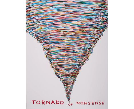 David Shrigley (b.1968)Tornado of NonsenseOffset lithograph printed in colours, 2022, from the open edition, printed by Narya