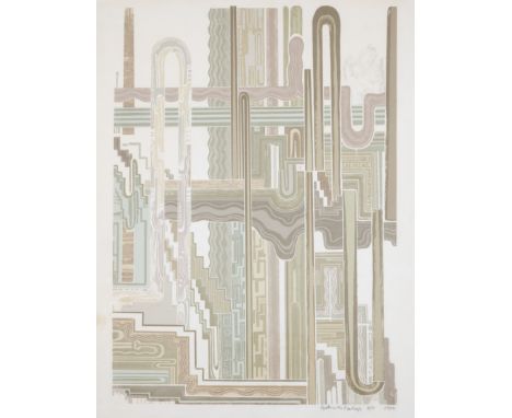 Eduardo Paolozzi (1924-2005)Homage to MichelangeloPhotolithograph printed in colours, 1974, signed, dated and inscribed 'A/P'