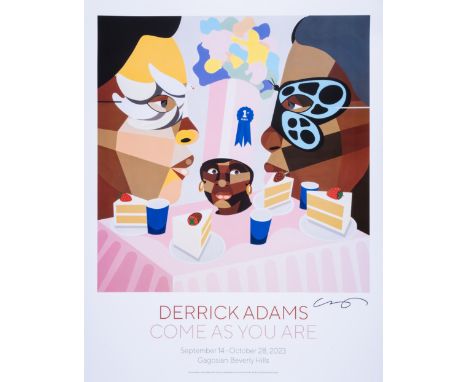 Derrick Adams (b.1970)Be The Table, 2023Offset lithograph in colours, 2023, signed and dated in black pen, published by Gagos