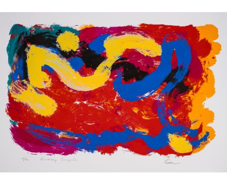 Hock-Aun Teh (b.1950) Birthday Surprise Lithograph printed in colours, circa 2000s, signed and titled in pencil, numbered fro