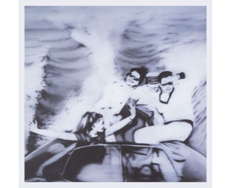 Gerhard Richter (b.1932)Motorboat, 1965Offset lithograph, 2023, from the edition of 500, published by Daco-Verlag, Stuttgart,