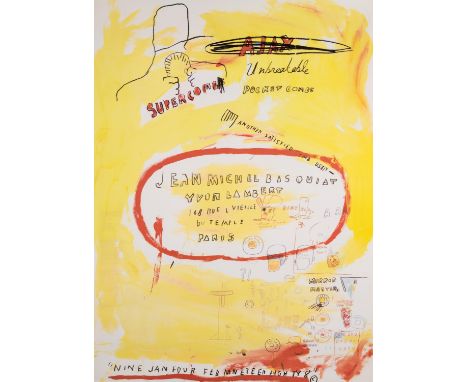 Jean-Michel Basquiat (1960-1988) after.Supercomb 1988Offset lithograph printed in colours, 2021, from the second edition of u