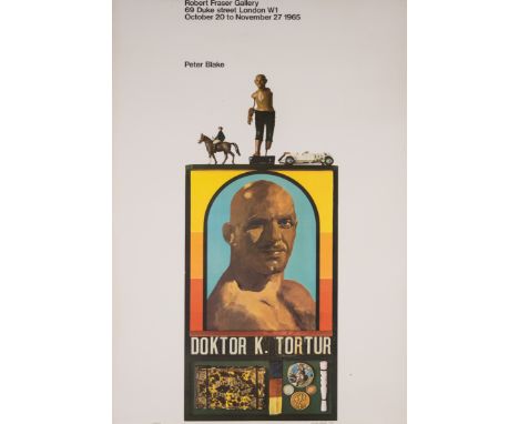 Peter Blake (b.1932)Robert Fraser Gallery Exhibition PosterOffset lithograph printed in colours, 1965, signed and dated in pe