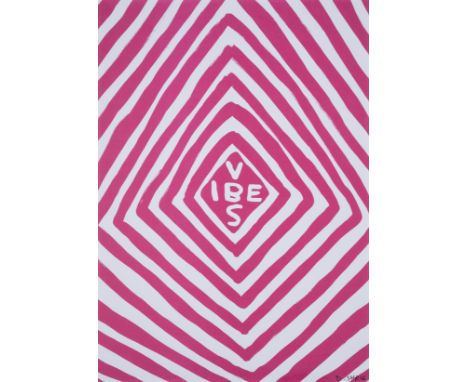 David Shrigley (b.1968)VibesOffset lithograph in colours, 2018, signed in black ink, from the edition of 250, published by Th