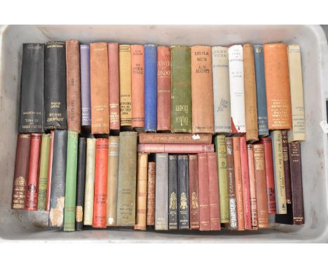 A Box of Vintage Hard Back Books 