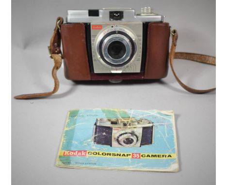 A Vintage Leather Cased Kodak Colorsnap 35mm Camera 