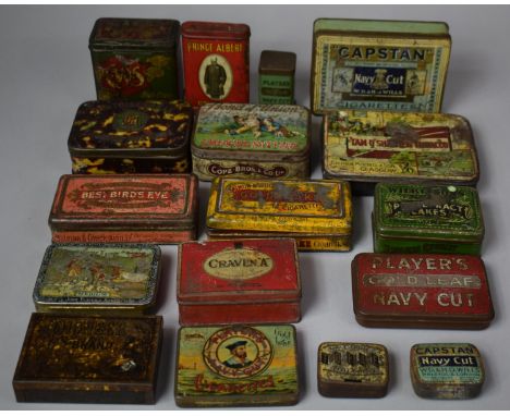 A Collection of Vintage Cigarette and Tobacco Tins to Include Tortoiseshell Smoking Mixture, Prince Albert, Wills, Player's e
