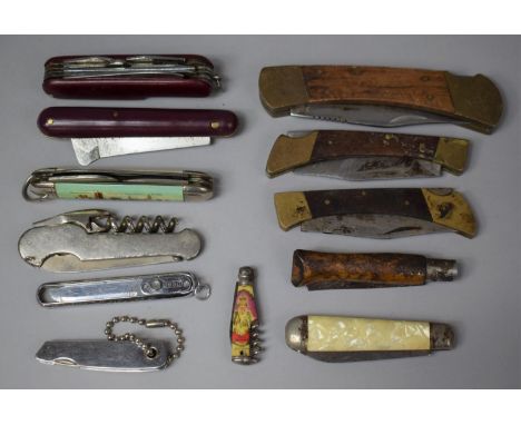 A Collection of Various Vintage Penknives, Multitool Knives etc 