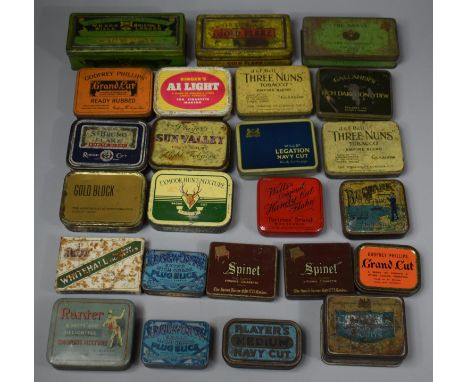 A Collection of Vintage Tobacco and Cigarette Tins to Include Spinet, Edgeworth, Player's, Wills etc 