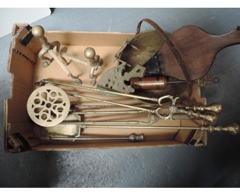 Brass Fire Tools etc 