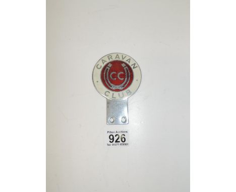 Enamel Badge - Caravan Club 