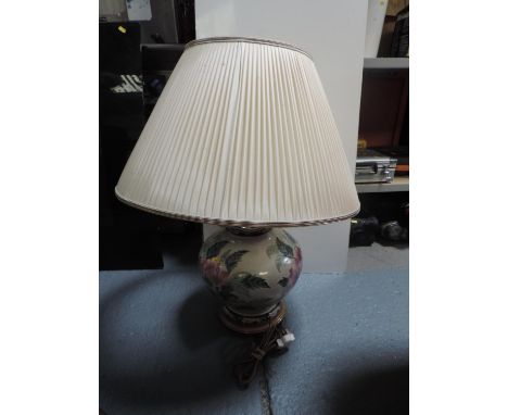 Large Ceramic Lamp Base with Shade 