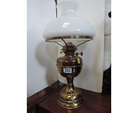 Oil Lamp with Shade 