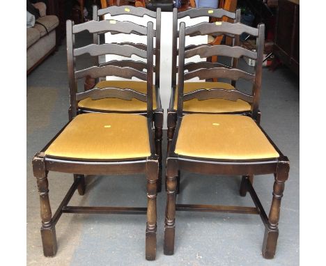 4x Ladder Back Chairs 
