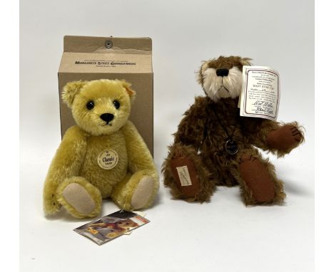 A Dean's Rag Book Company limited edition 'Baby Bear Cub' collectors club mohair bear no. 39/200 with tie certificate tag (h.