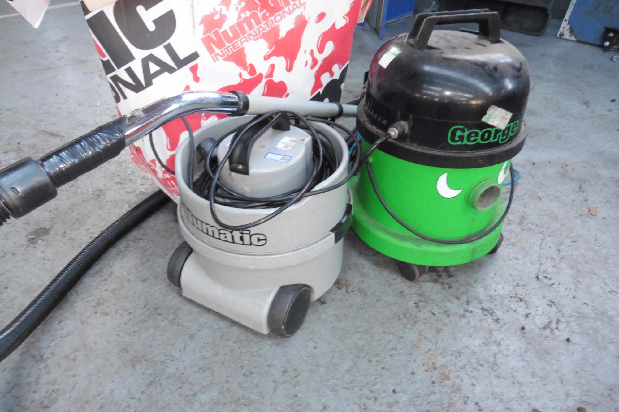vacuum cleaner and a Numatic vacuum cleaner