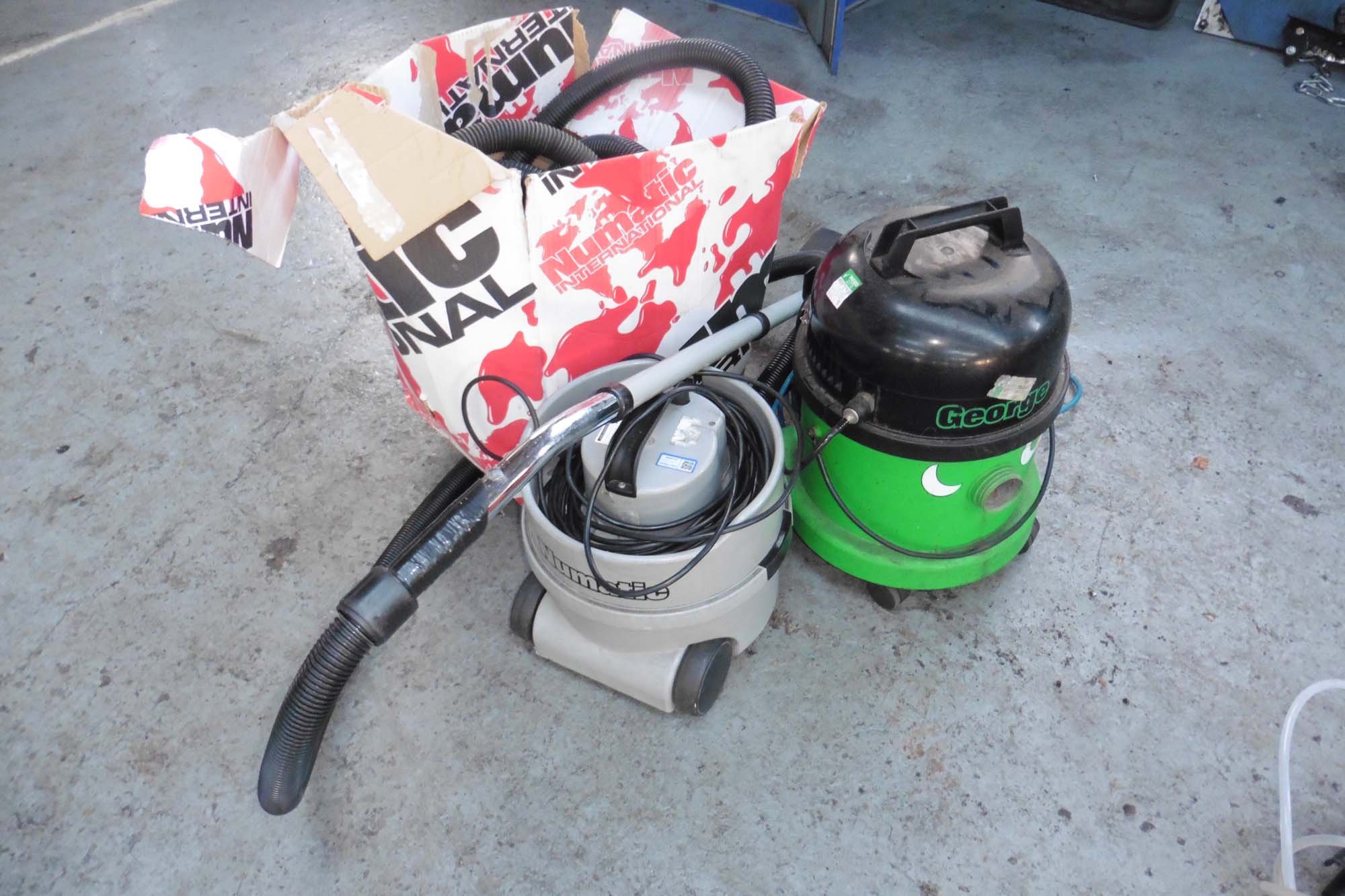 vacuum cleaner and a Numatic vacuum cleaner