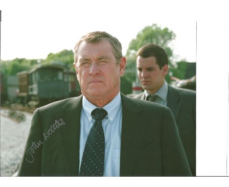 John Nettles 8x10 signed colour photo pictured in his role as Chief Inspector Barnaby in Midsomer Murders. British actor and 
