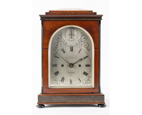 A LATE WILLIAM IV MAHOGANY AND BRASS MOUNTED STRIKING AND REPEATING BRACKET CLOCKBy James McCabe, Royal Exchange, London, No 