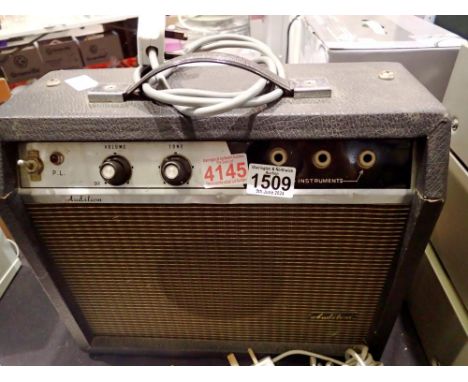 Audition 3 watt guitar amplifier, (sold in Woolworths in 1980's). All electrical items in this lot have been PAT tested for s