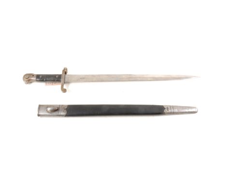 Martini Henry 1887 Pattern Bayonet, with scabbard.