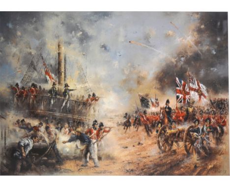 A collection of Military prints, including a signed print, A Time for Heroes, etc.