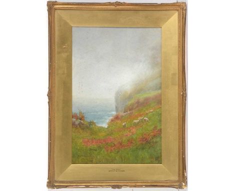Arthur Wilkinson - "Sea Mist", signed, watercolour, 48 x 31.5cms, in swept gilt frame.