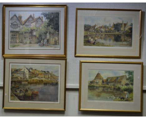 E R Sturgeon, Cheyney Court, signed, limited edition print; others (4)