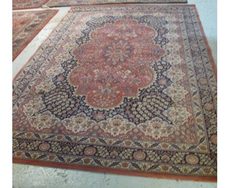 Large modern machine made Persian style floral and foliate carpet, 300 x 201cm.(B.P. 24% incl. VAT)