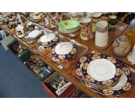 Four trays of Royal Albert bone china 'Heirloom' design tea and dinnerware items to include: teacups and saucers; teapot; mil