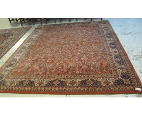 Large machine made Persian style floral carpet.(B.P. 24% incl. VAT)