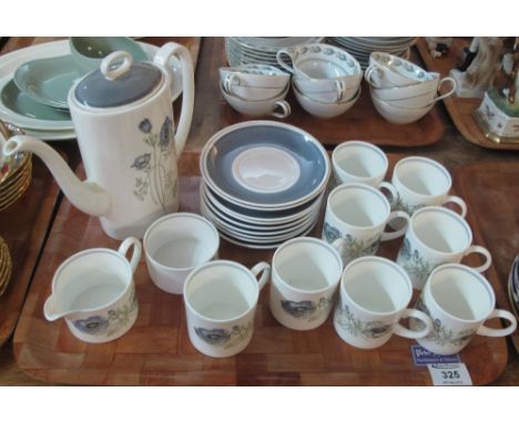Twenty piece Wedgwood bone china Susie Cooper design 'Glen Mist' coffee service.(B.P. 24% incl. VAT)