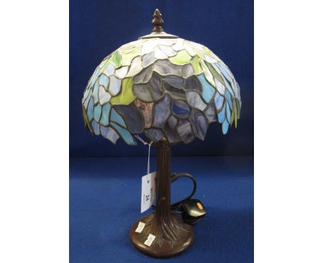 Modern Tiffany style table lamp with mushroom shade.(B.P. 24% incl. VAT) 