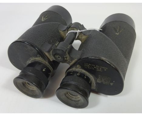 Pair of 1941 Bausch & Lomb US Navy binoculars, No. 3776   Condition Report   Click here for further images, condition, auctio
